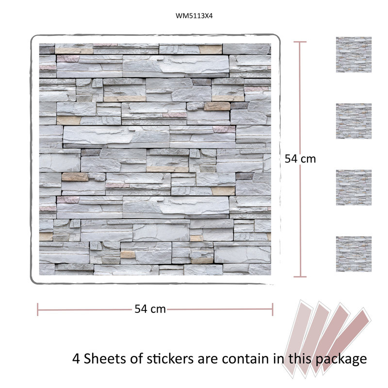 Stone Wall Sticker