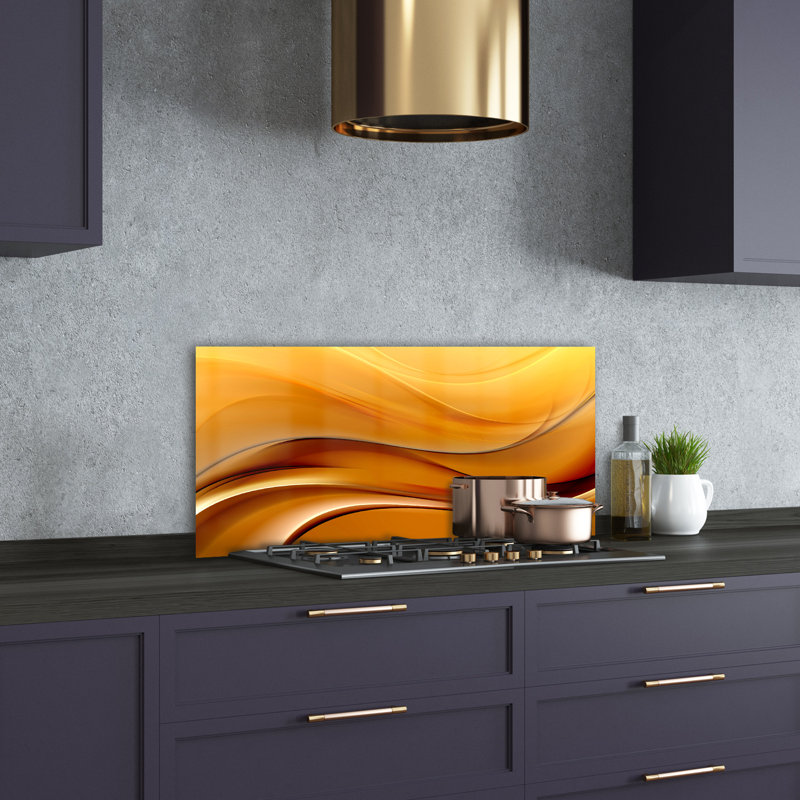 50cm W x 100cm L Glass Peel and Stick Panel