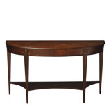 Astor 54"W Demilune Console Table