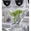 Fashion Faces Wall Art Large Kiss Black/Silver Leaf