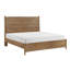 Lit plateforme moderne avec coussin de revêtement amovible et mobilier de chambre à coucher durable 1pc