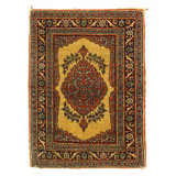 Rust Antique Tabriz 2'X 2'8"