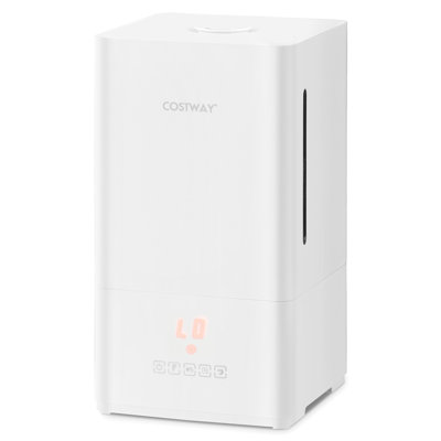 Costway 1 Gallons Cool Mist Ultrasonic Tabletop Humidifier with Adjustable Humidistat