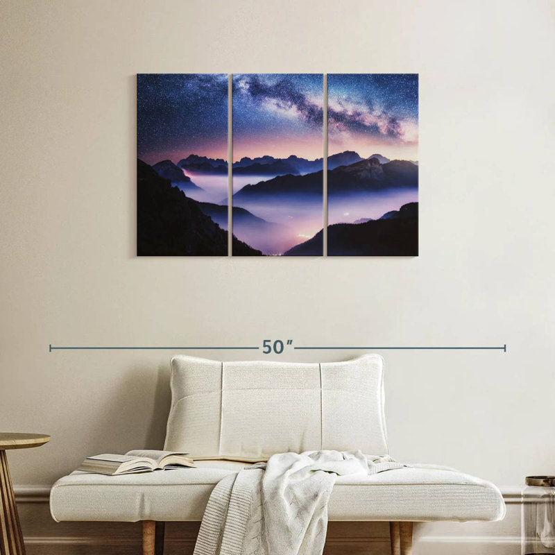 Oberle Bright Starry Night, 24" H x 38" W