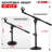 5 Core Desk Microphone Stand Round Base Adjustable Height Extendable Boom Arm MSSB