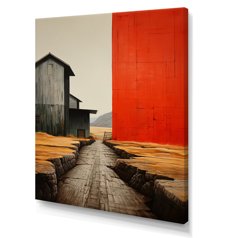 «Epione Landscape Granges», H 32 po x l 16 po x P 1 po, Toile tendue