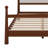 Mid-Century Upholstered Bed Frame With Headboard-110771510-110771513