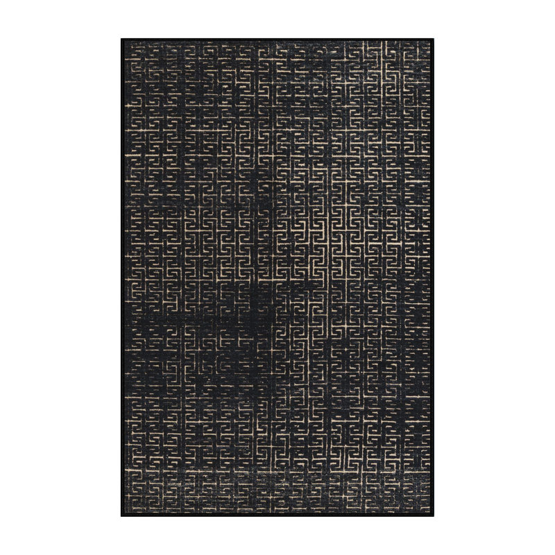 Abstract Indoor Rug, Rectangle 5' x 7'