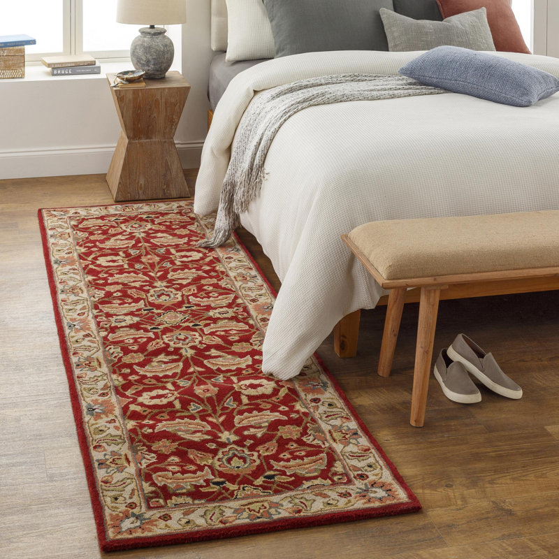 Arnedra Oriental Hand-Tufted Wool Area Rug, Runner 3' x 12'