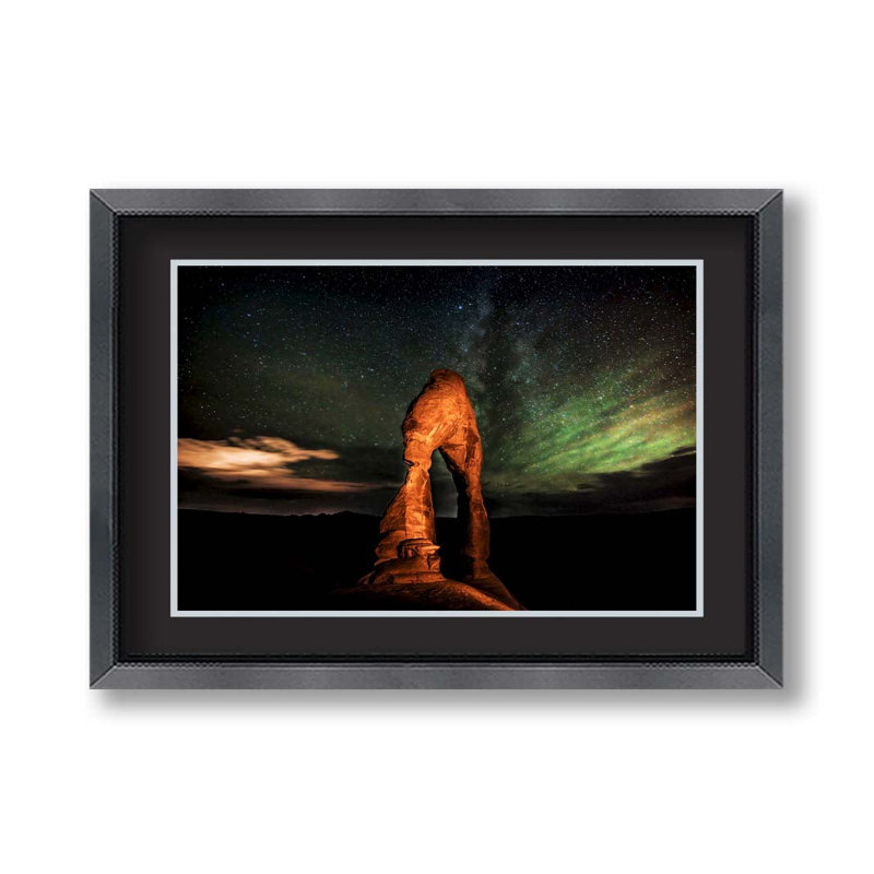 «Delicate Arch - Utah» par Scott Barlow sur, Encadré gris, H 30 po x l 40 po