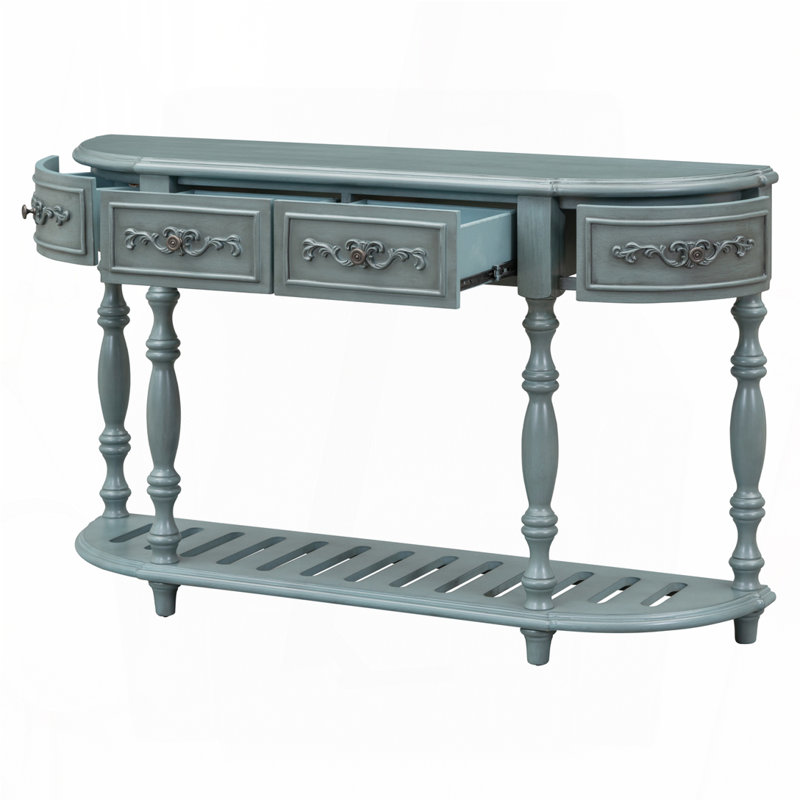 Console 52 po moderne et contemporaine, Antique Blue