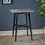 Table de salle à manger à hauteur de bar moderne 42 po, pieds en bois d'hévéa et plateau en stratifié, finition marbre Paladina-900213860-900213863