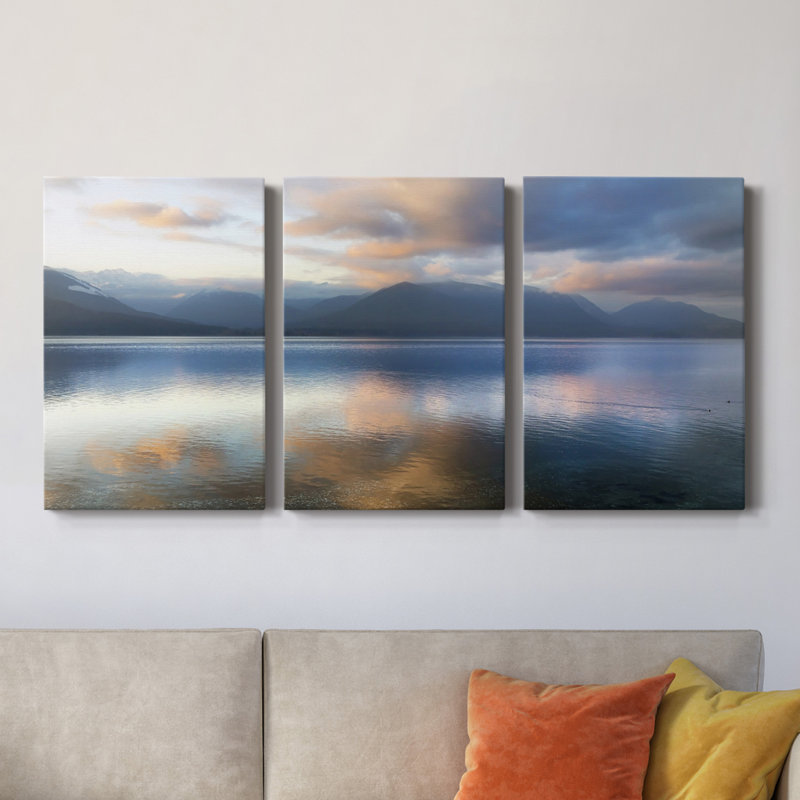 " Magic Hour " 3 - Pieces, 48" H x 36" W x 1" D