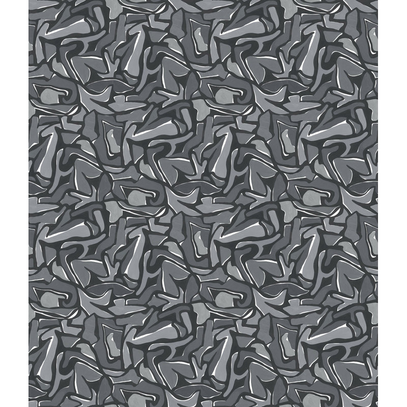 Puzzle Petite 10cm x 60m Wallpaper Roll, Black/Grey