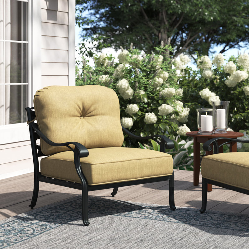 Frazee Powder Coated Aluminum Outdoor Lounge Chair