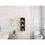 Petites tablettes de rangement murales de 12 pouces, convenant à une petite salle de bain, bureau, pièce de rangement, ébène brun-633973873