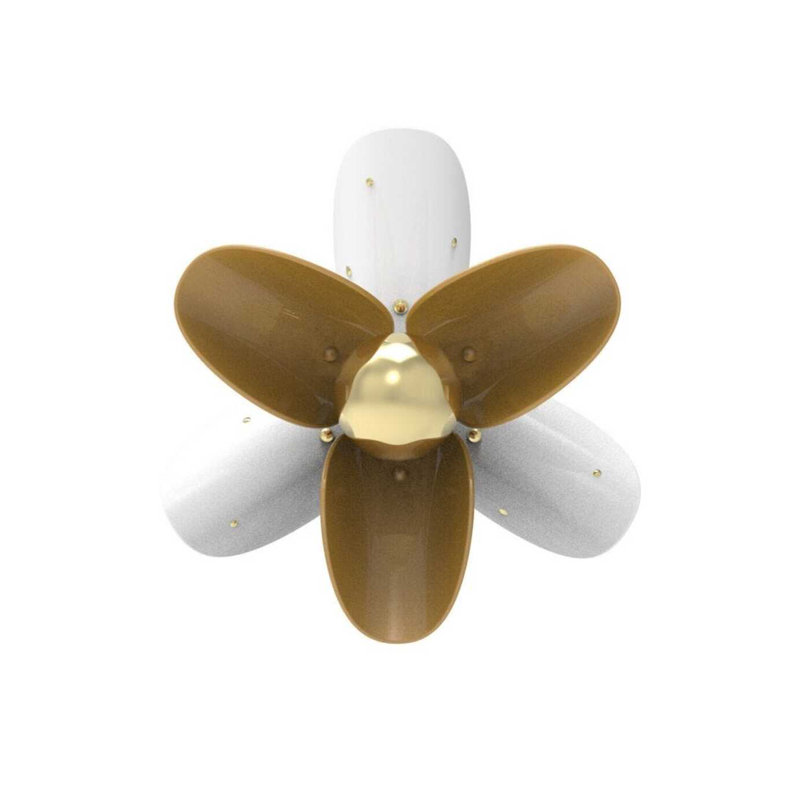 Plafonnier encastré en porcelaine