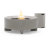 Rook Round Concrete Smokeless Fire Pit Table-90732175-90732172