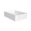 Lavabo de salle de bain rectangulaire moderne en béton 19,68 po