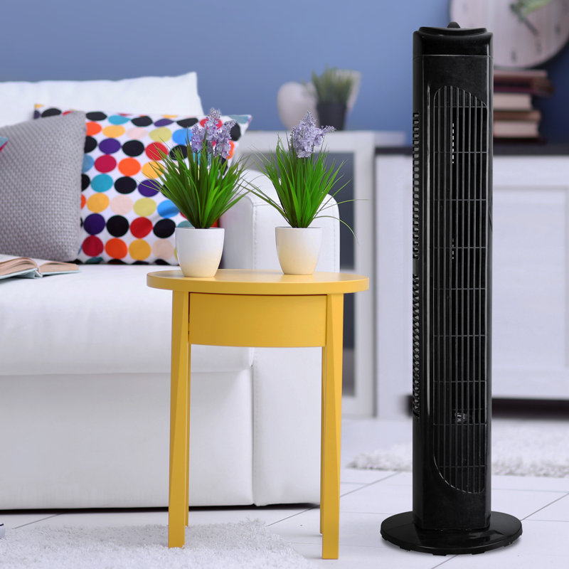 Igenix 29 Inch Tower Fan White, Black
