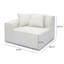 Chaise de coin Cherylee Chenille Basketweave LAF-113300157