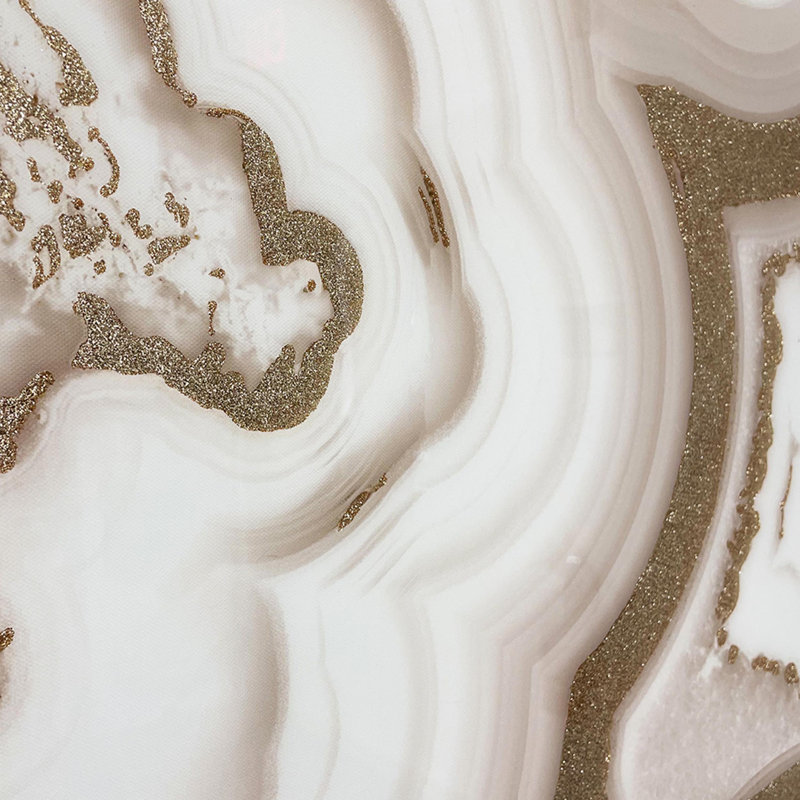 Ivory Agate Splendor, 31" H x 46" W