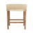 Upholstered Counter Stool with Solid Wood Frame-528156331