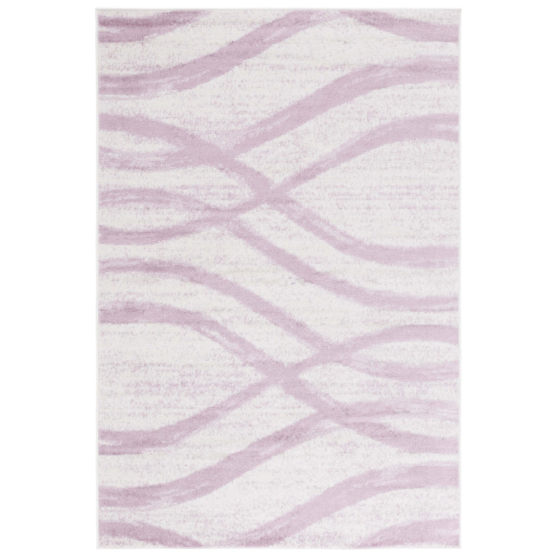 Tapis performance abstrait Shelva, Rectangle 5 pi 1 po x 7 pi 6 po