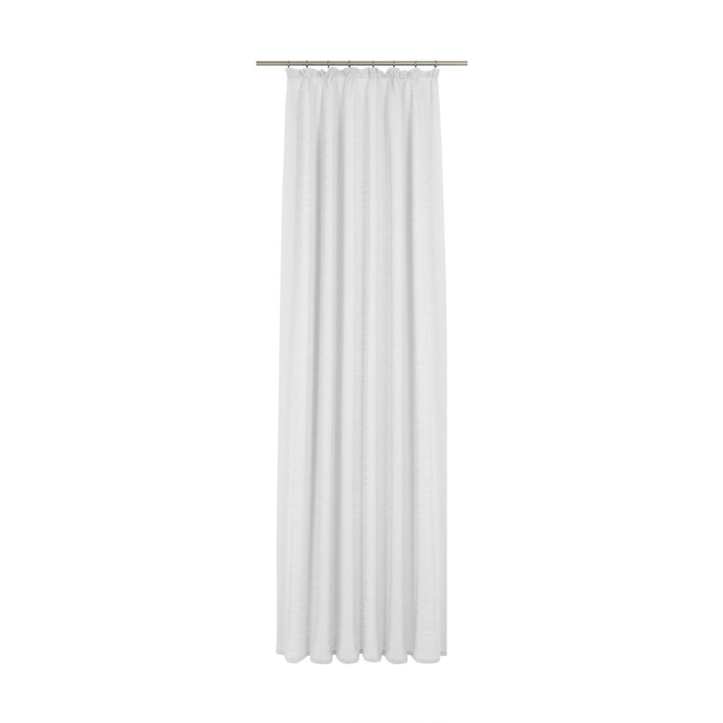 Shatley Semi Sheer Curtain Single Panel, 295cm H x 300cm W