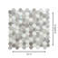 Eterna 15"X12" Glass Mosaic Wall and Floor Tile