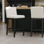Counter Stool with Solid Wood Frame-321845685