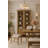 Tall Display Cabinet - Cashew