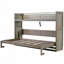 Lit escamotable simple TG avec bureau, lumière DEL et station de charge USB-689997476