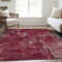 Premium Machine Washable Prisco Burgundy Rug