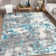 Jimere Washable Abstract Indoor Rug
