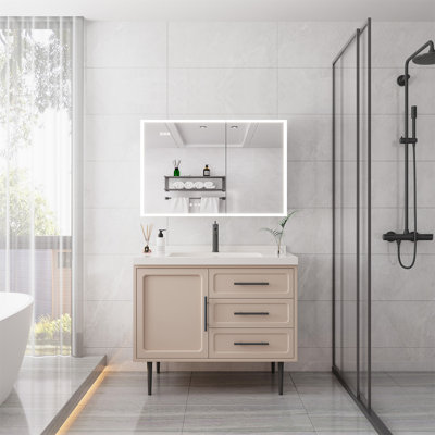 Armoire à pharmacie de salle de bain avec lumières