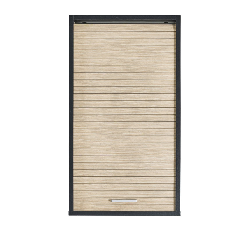 Atakan 72cm Kitchen Pantry, Black/Oak