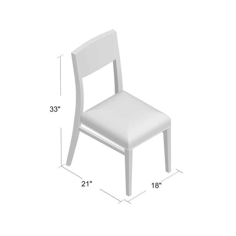 Chaise d'appoint à dossier massif en bois massif noyer foncé, Jaune, Cerisier