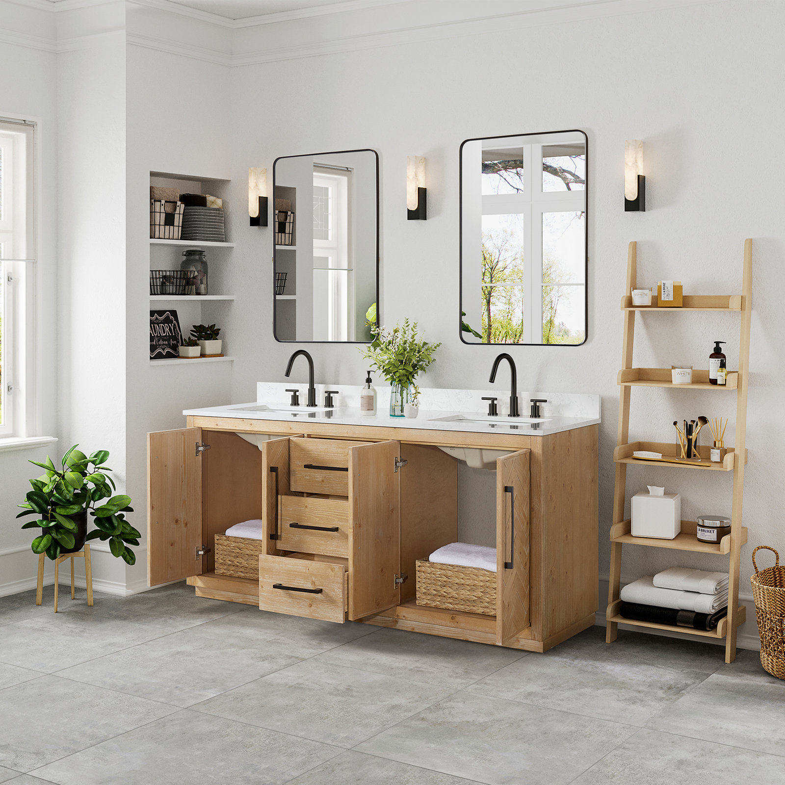 Eris 72'' Double Bathroom Vanity