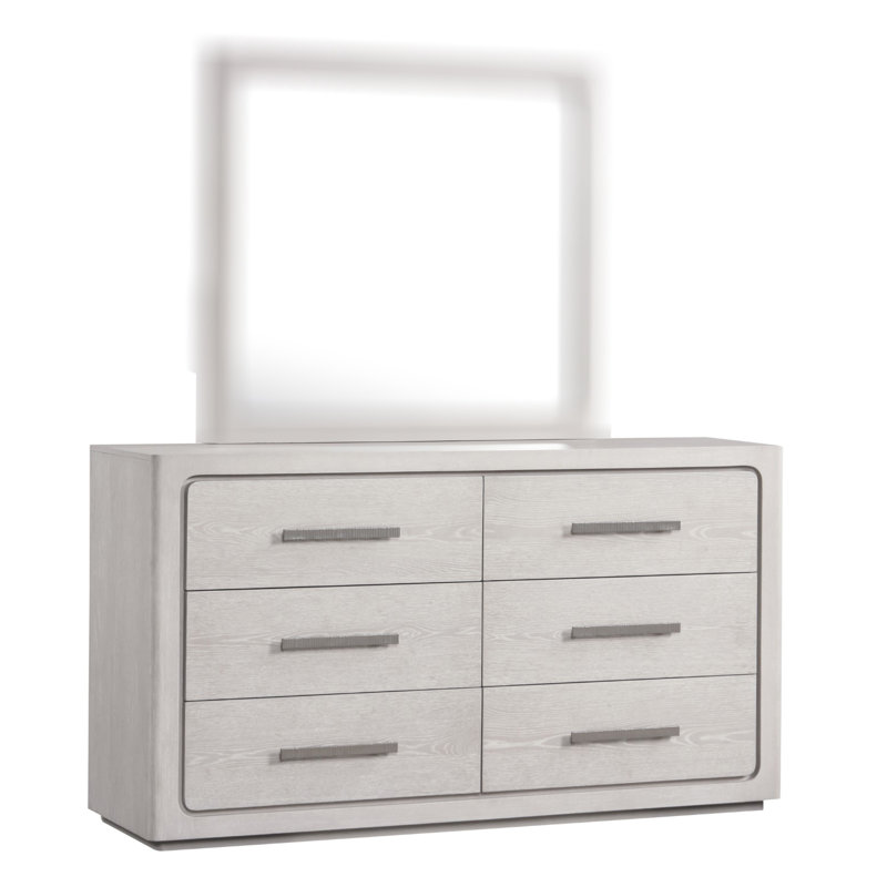 Commode contemporaine Crowthorne, chêne blanc, Chêne blanc