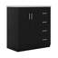 Ensemble de meuble-lavabo autoportant 30 po avec lavabo en céramique 30 po et 3 tiroirs-117093461