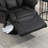 Meryle Faux Leather Swivel Recliner-779418830
