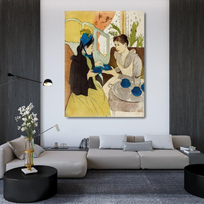Art sur toile tendue Lark Manor ™, Cassatt, Mary, titré: Après-midi 55373