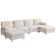 123.62‘’ Oversized Upholstered 6 Seater Modular Sectional Sofa