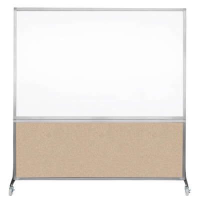 6' Tall DivideWrite Mobile Whiteboard