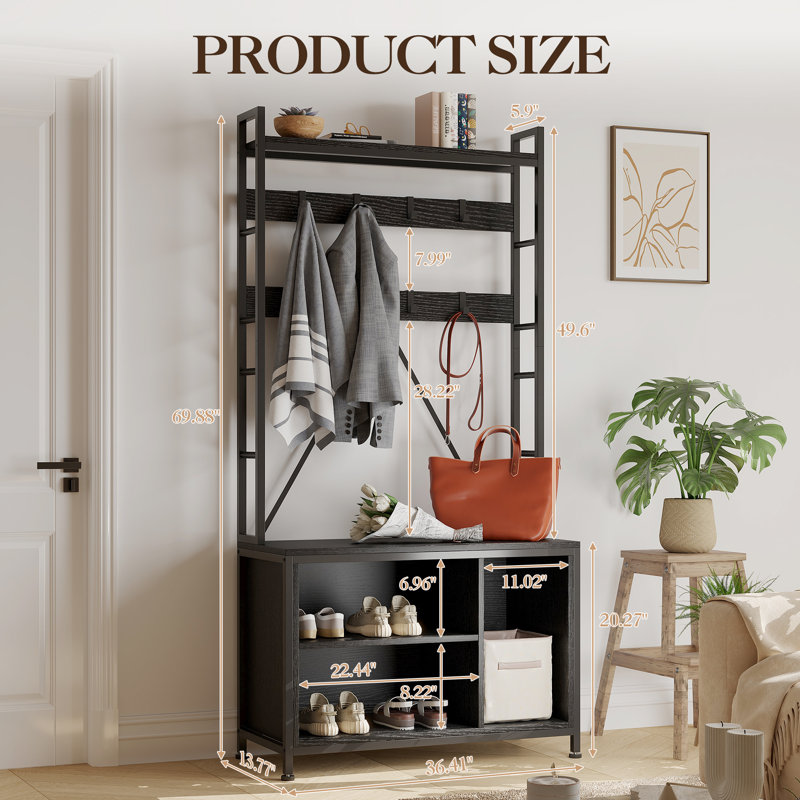 Hall Tree, Black