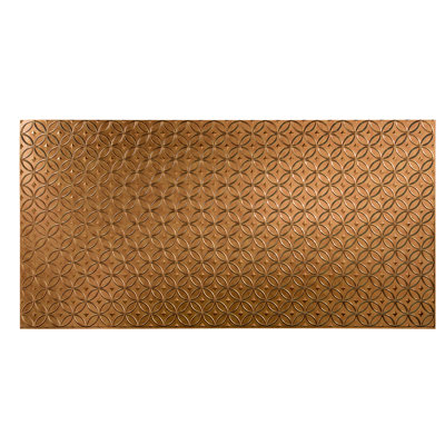 Fasade Rings Decorative Vinyl 4'X8' Wall Panel