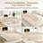 137" Cloud Couch For Living Room, Modular Sectional Sofa With Plush Corduroy U Shaped Big Comfy Upholstered Couches With Deep Seat, Compression Packaging & No Assembly Required-2068543466