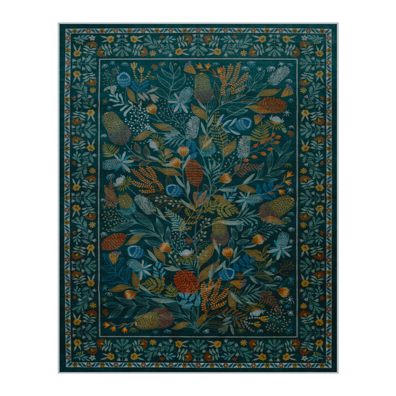 Tapis de salle à manger Kaldi, Rectangulaire 8 pi x 10 pi