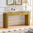 Floret 58.2" Modern Entryway Table Two Hidden Handle Drawers Farmhouse Console Table Easy Assembly-892918159